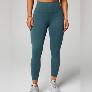 Women's blue green high waisted Leggings